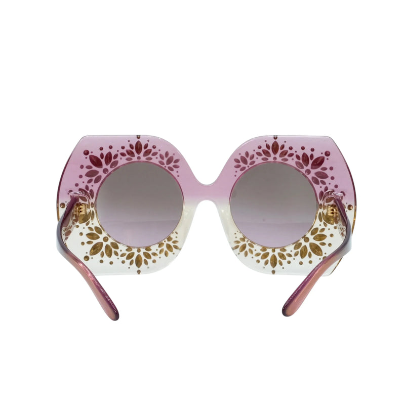 DOLCE &amp; GABBANA Rhinestone Sunglasses - Pink - 33982 