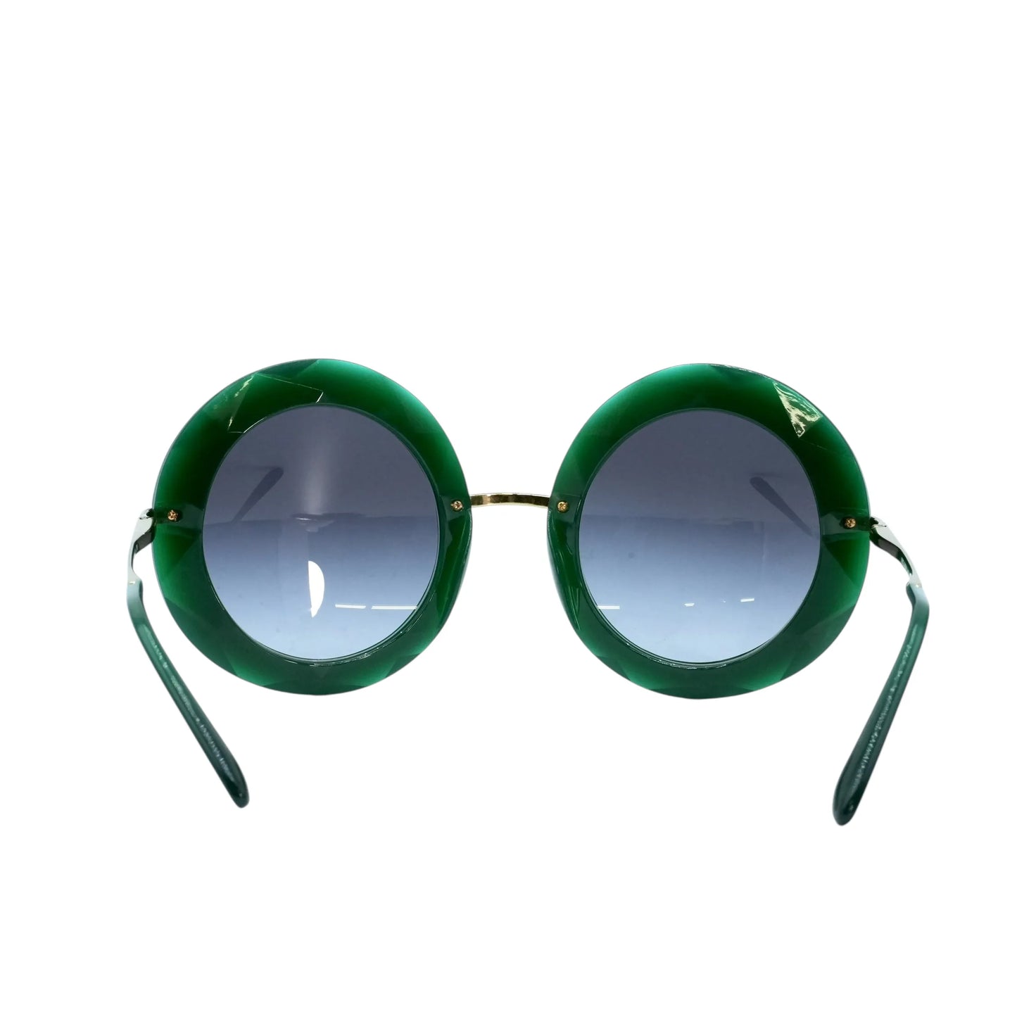 DOLCE &amp; GABBANA Round Sunglasses - Green - 33964 
