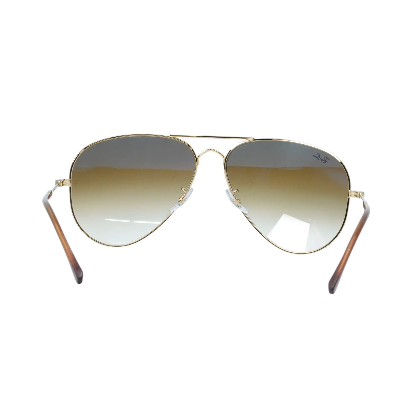 Ray-Ban Gold Frame Sunglasses - Brown - 34070 