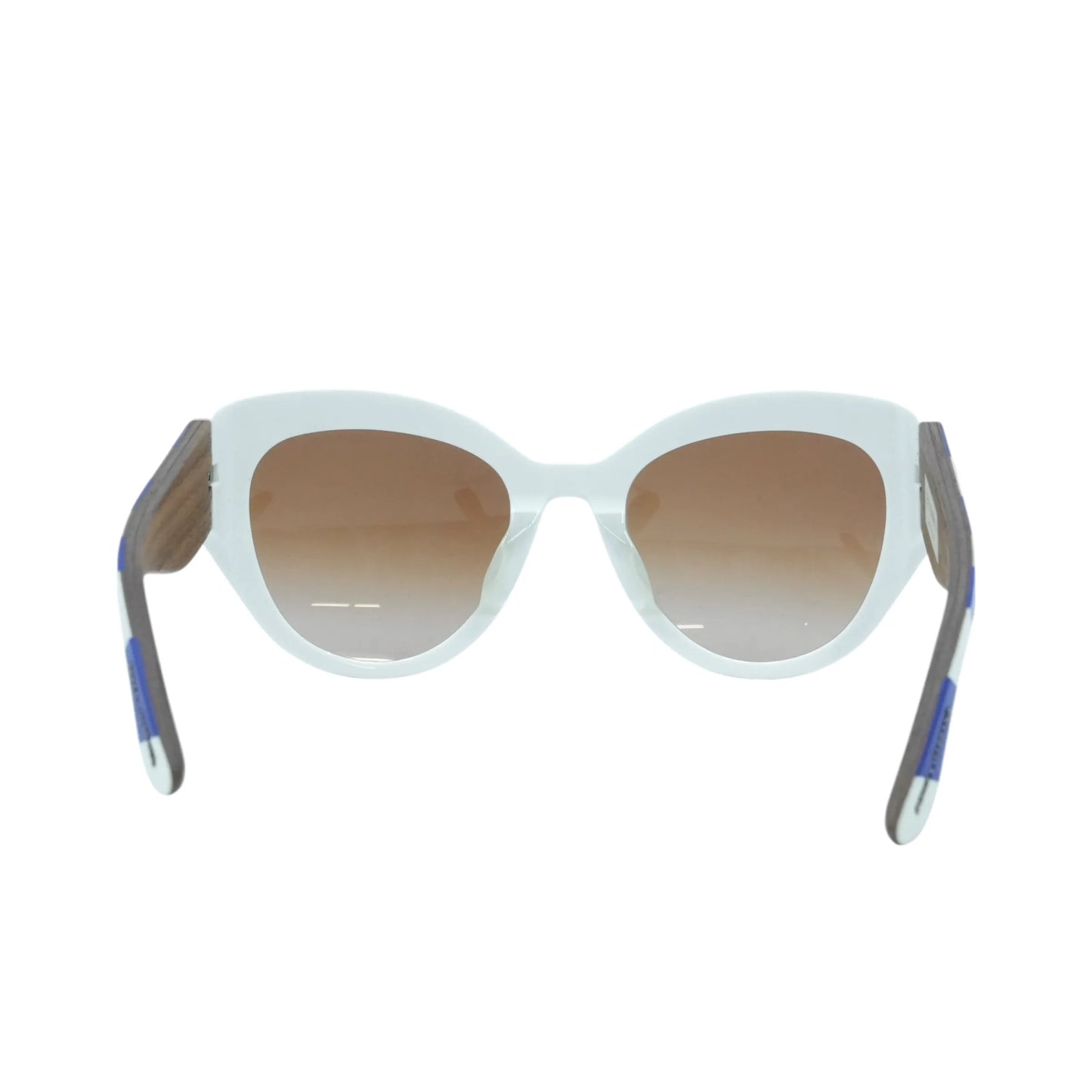 DOLCE &amp; GABBANA White Frame Sunglasses - Multicolor - 35023 