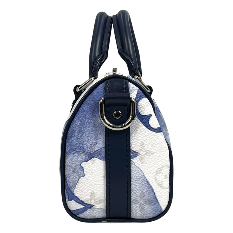 Louis Vuitton Monogram Watercolor Keepall XS Shoulder Bag/Mini Bag - White/Blue 