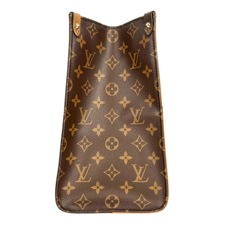 Louis Vuitton モノグラム キャンバス リバース ジャイアント オンザゴーMM ハンドバッグ ショルダーバッグ - ブラウン - 34948