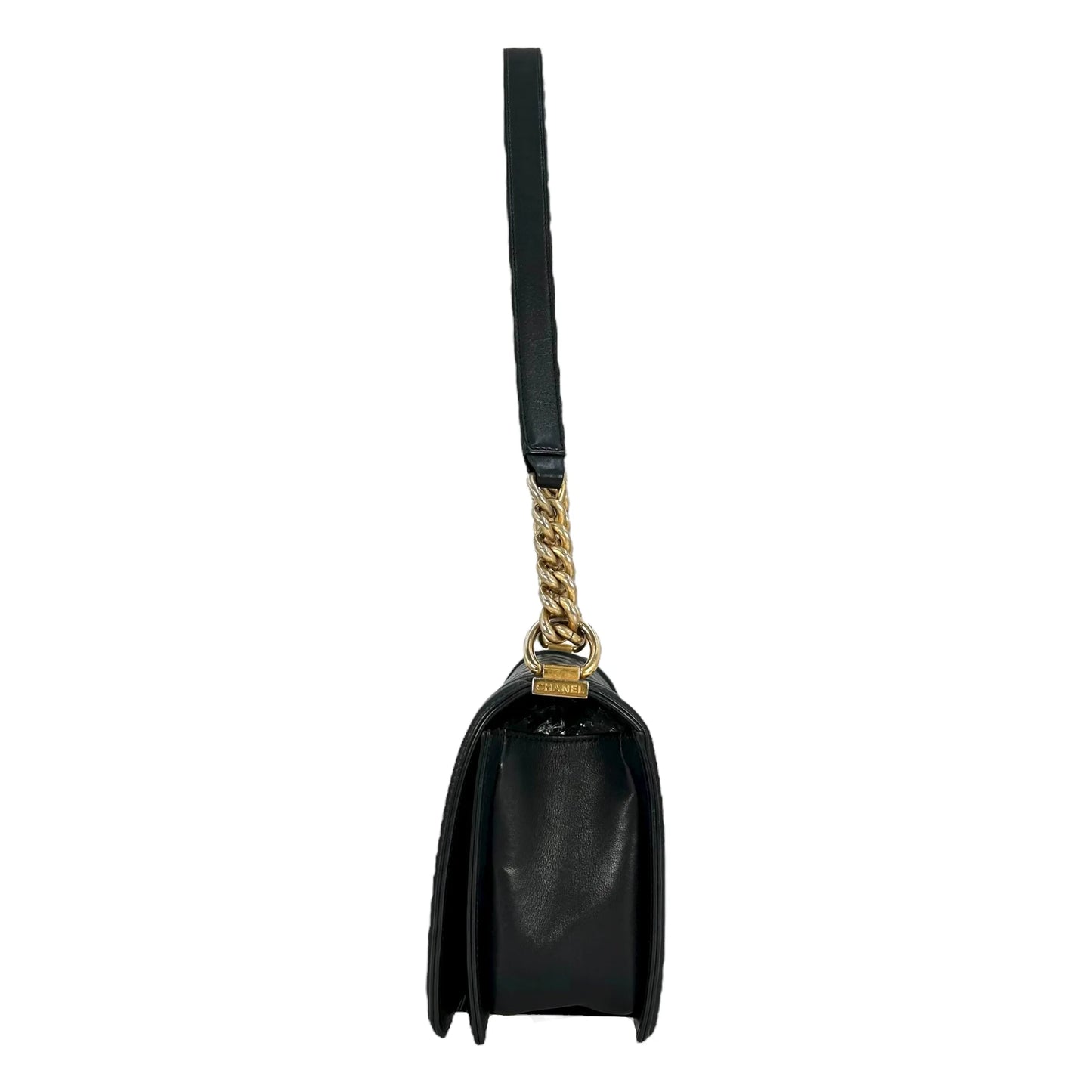 HOLD🔷CHANEL Boy Chanel Hand Bag Shoulder Bag - Black 