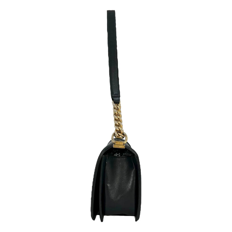 HOLD🔷CHANEL Boy Chanel Hand Bag Shoulder Bag - Black 