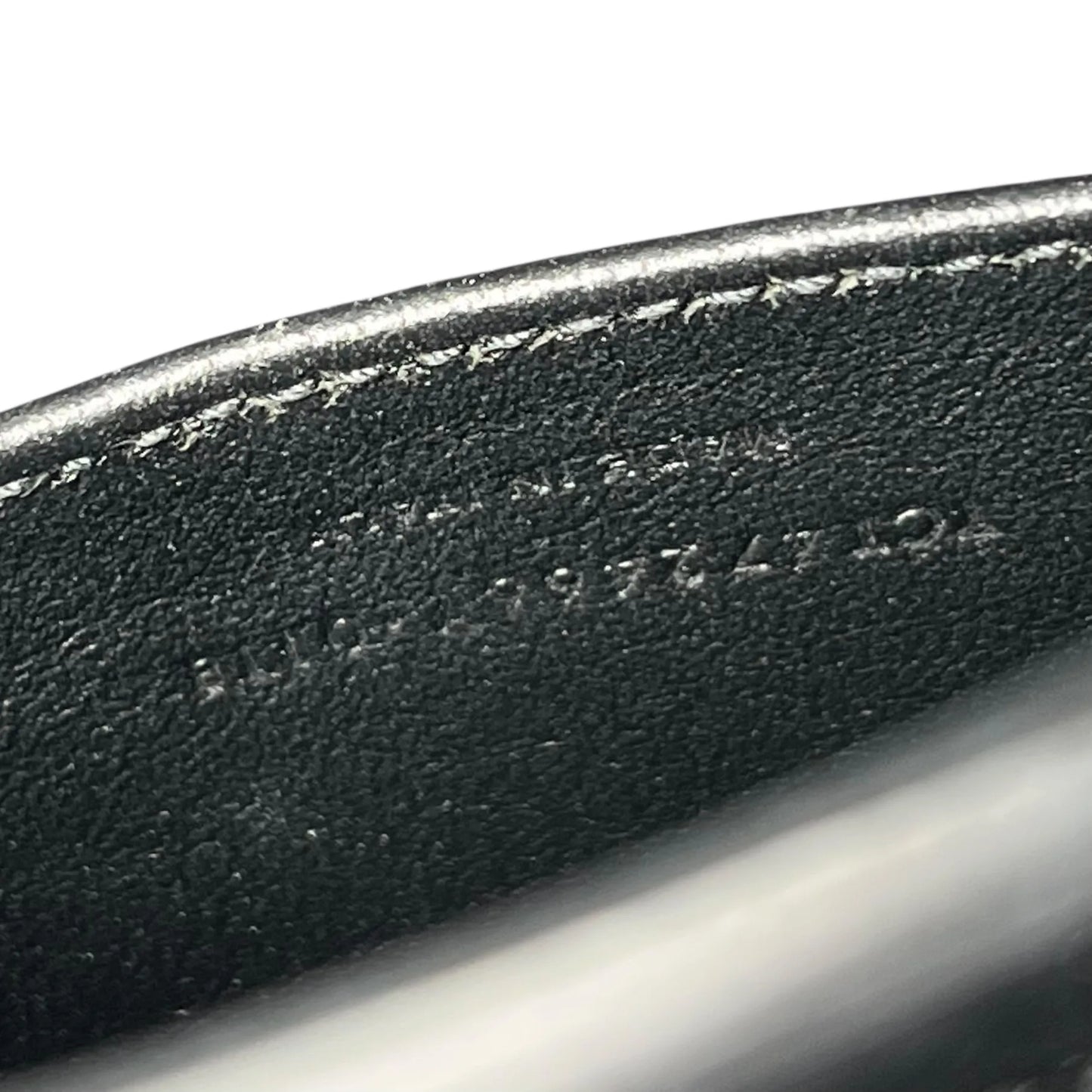 SAINT LAURENT ベイビーカバス レザー ハンドバッグ ショルダーバッグ - ブラック