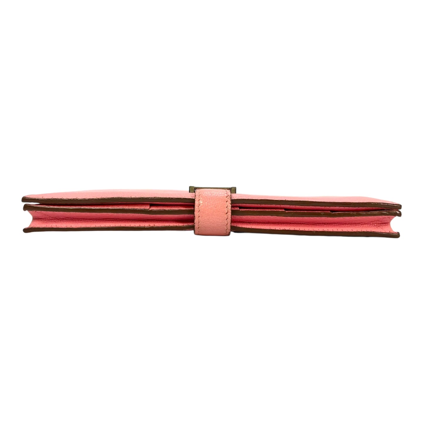 HERMES ベアン スフレ レザー □R刻印(2014年製)  ロングウォレット - ピンク