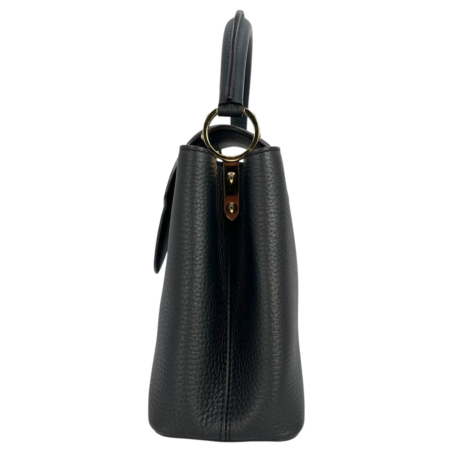 LOUIS VUITTON Capucines BB Handbag/Shoulder Bag - Black 