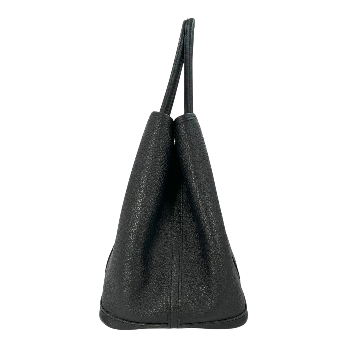 HERMES Garden Party PM Negonda X Stamped Tote Bag - Black 