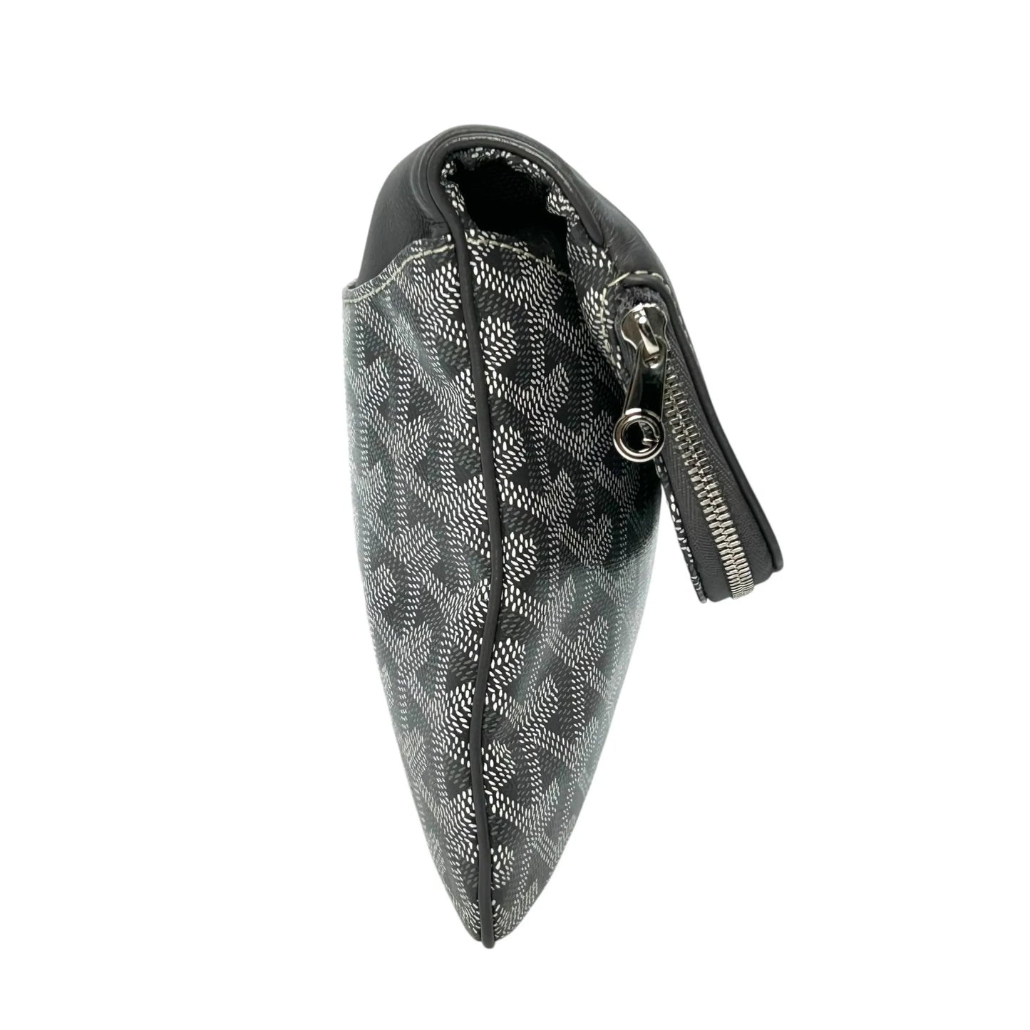 Goyard Saint Marie MM Leather Clutch Bag - Grey 