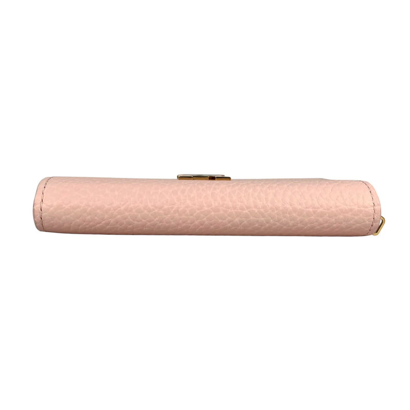 LOUIS VUITTON Portefeuille Capucines Compact Wallet - Pink 