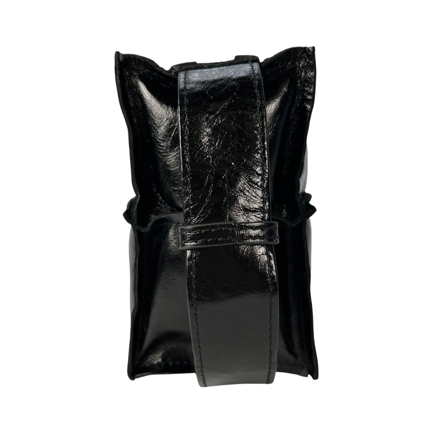 Maison Margiela Leather Shoulder Bag - Black 
