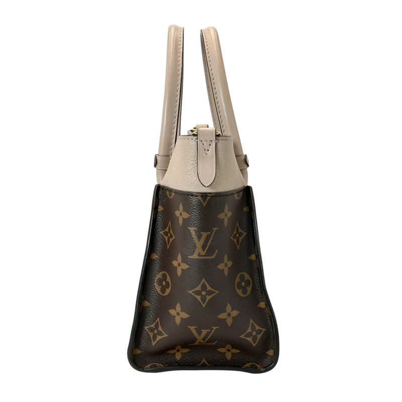 LOUIS VUITTON オンマイサイドPM モノグラムキャンバス ハンドバッグ ショルダーバッグ - ベージュ