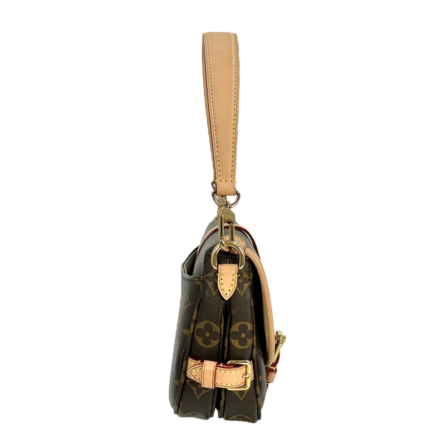 LOUIS VUITTON ソミュールBB モノグラム ハンドバッグ ショルダーバッグ - ダークブラウン