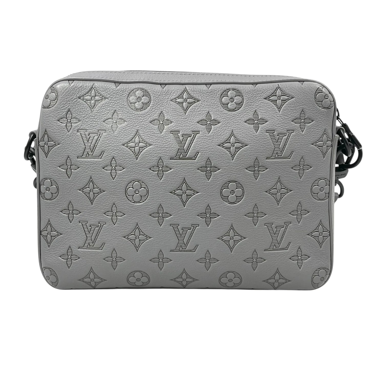 Louis Vuitton Trio Messenger Monogram Shadow Shoulder Bag - Grey 