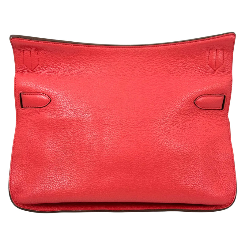 Hermès Gypsiere 37 Shoulder Bag in Taurillon Clemence Leather with N Stamp (2010) - Red 