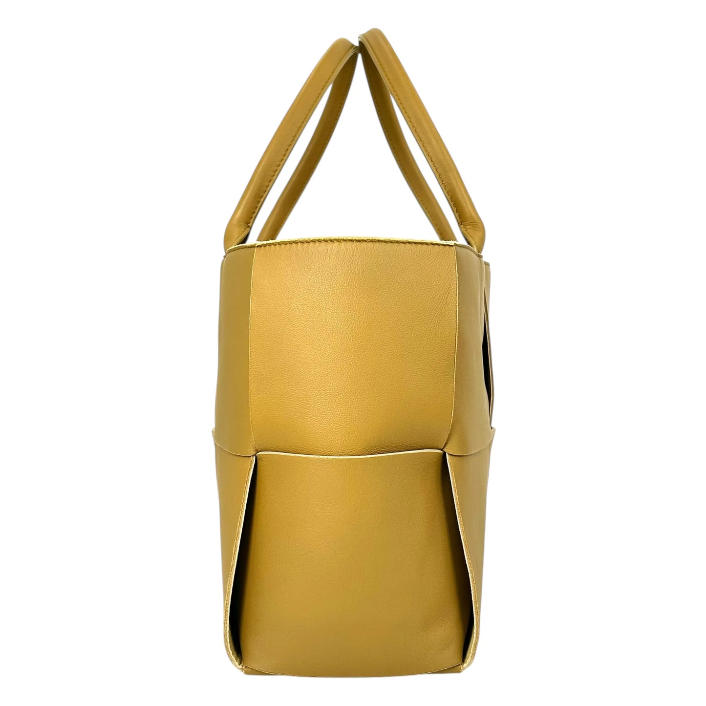 BOTTEGA VENETA Arco Leather Tote Bag - Brown