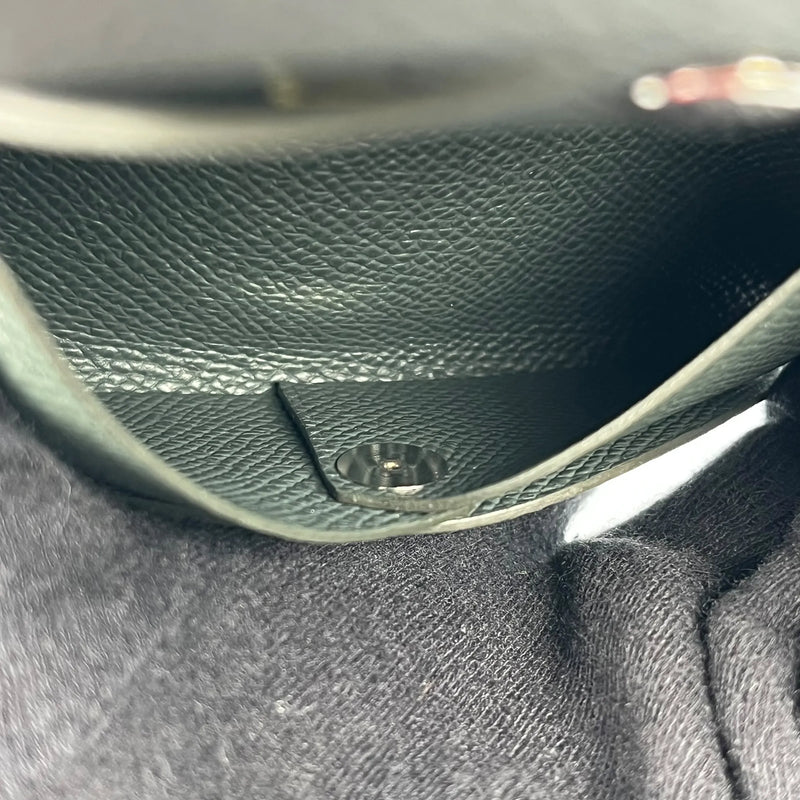 Hermès Calvi Duo Epson K Stamp (2025) Card Case and Coin Purse - Gray 