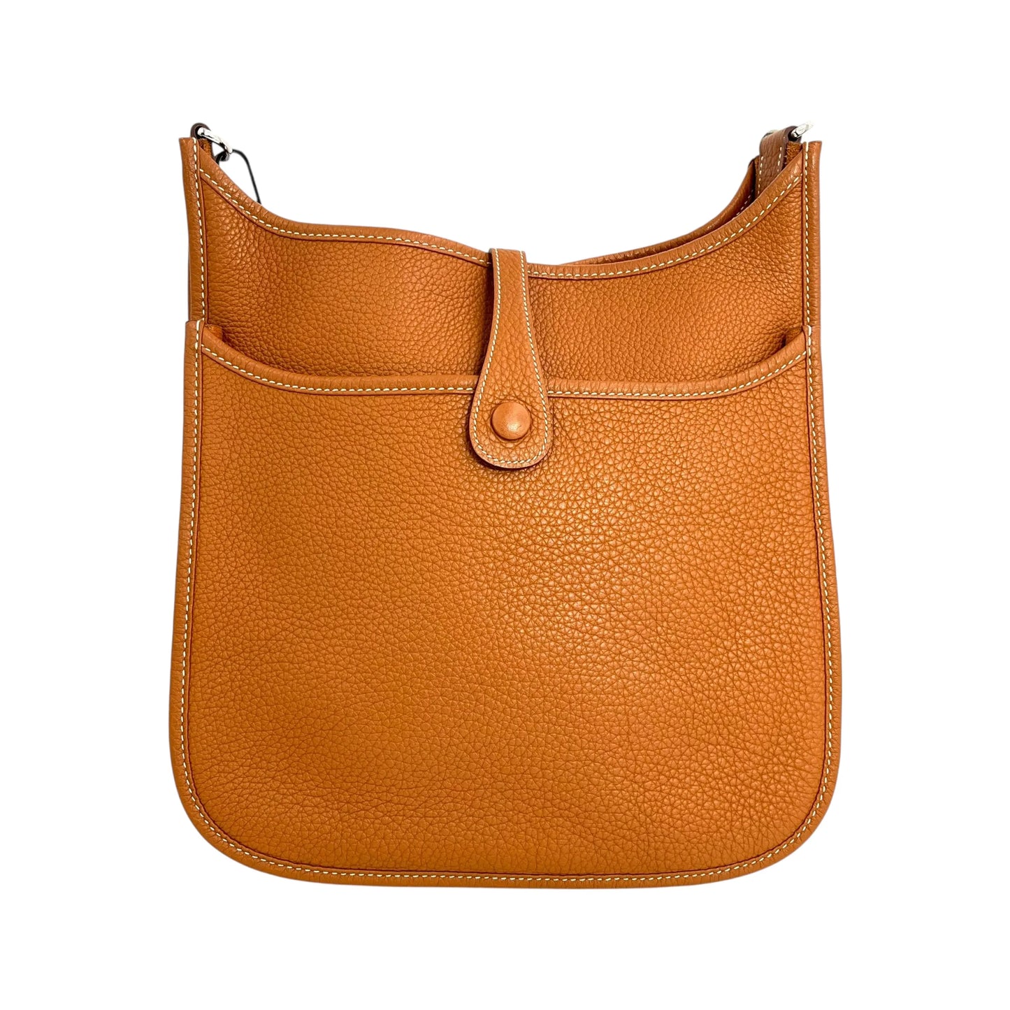 Hermès Evelyn III PM Taurillon Clemence Leather Shoulder Bag with M Stamp (2009) - Brown 