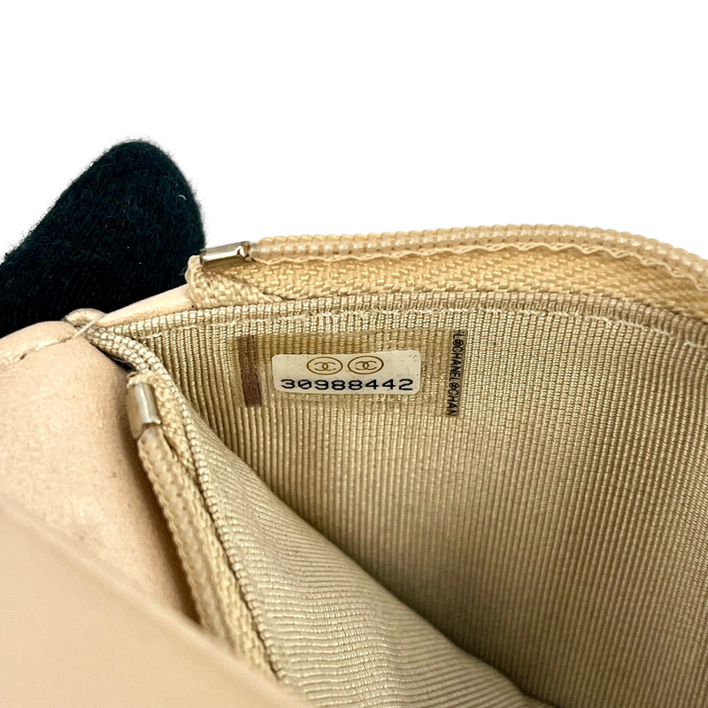 CHANEL Matelasse Metallic Bifold Compact Wallet - Gold 