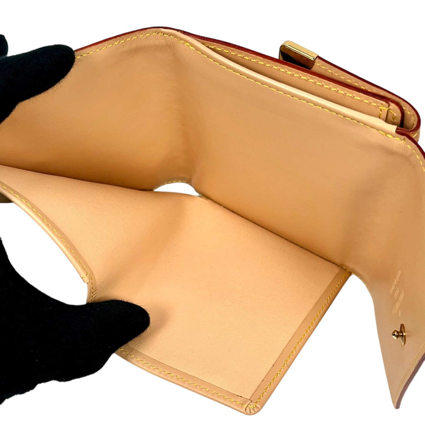 Louis Vuitton Monogram Multicolore Porte Monnaie Carte Credit Tri-fold Compact Wallet - Noir Black 