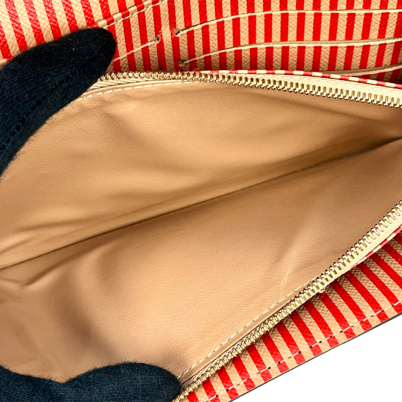 Louis Vuitton Monogram Portefeuille Sarah Canvas Long Wallet - Brown 