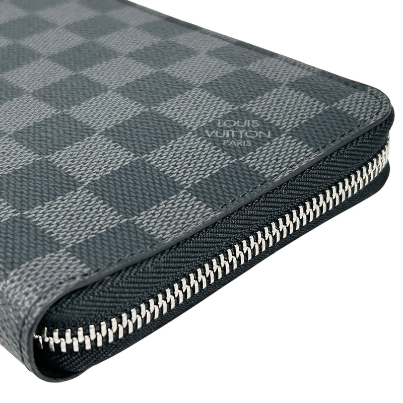 Louis Vuitton ダミエ ジッピー オーガナイザー 長財布 - ブラック × グレー