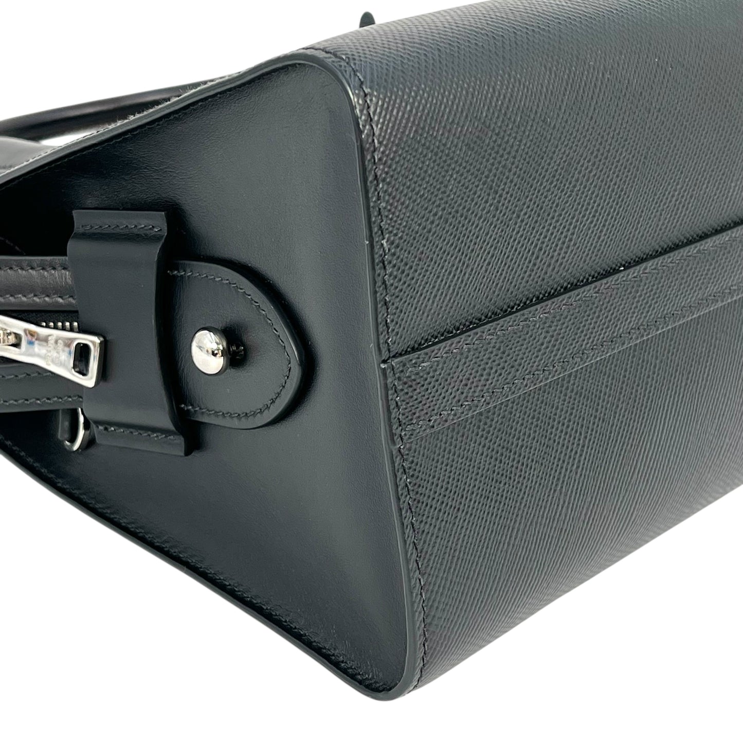 PRADA Saffiano Leather Handbag - Black 