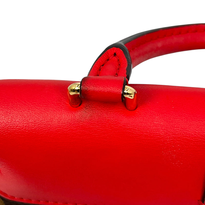 Louis Vuitton Lock BB Handbag Shoulder Bag - Red 