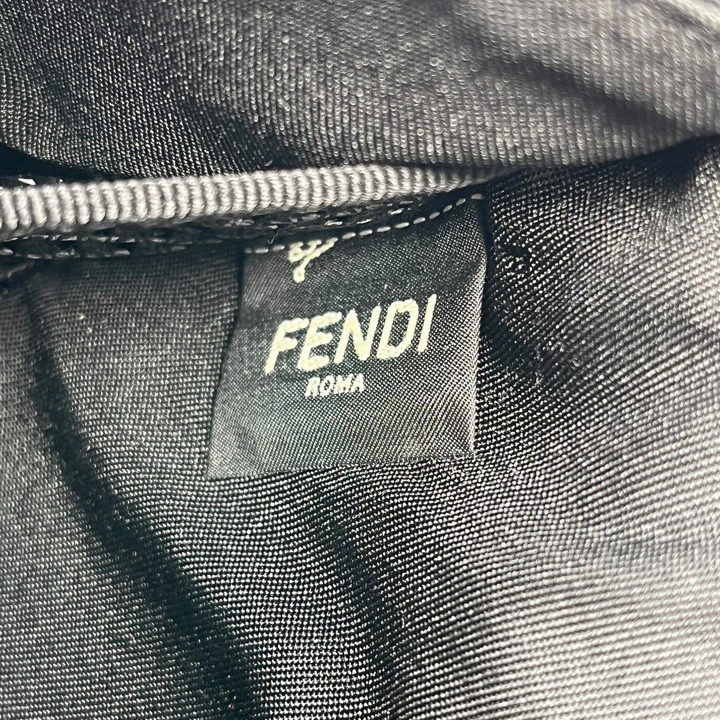 FENDI Monster Leather Body Bag - Black and Yellow 