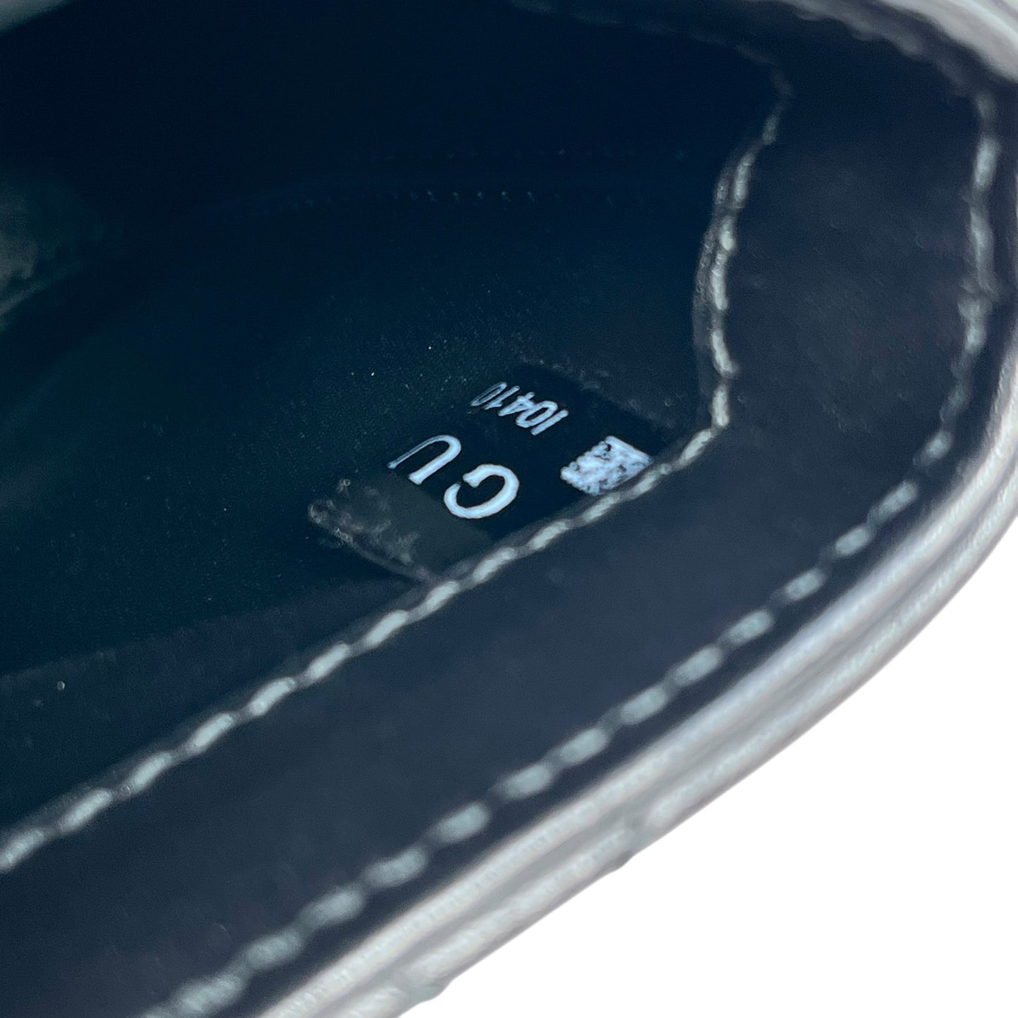 GUCCI Deco Leather Mini Chain Shoulder Bag - Black 