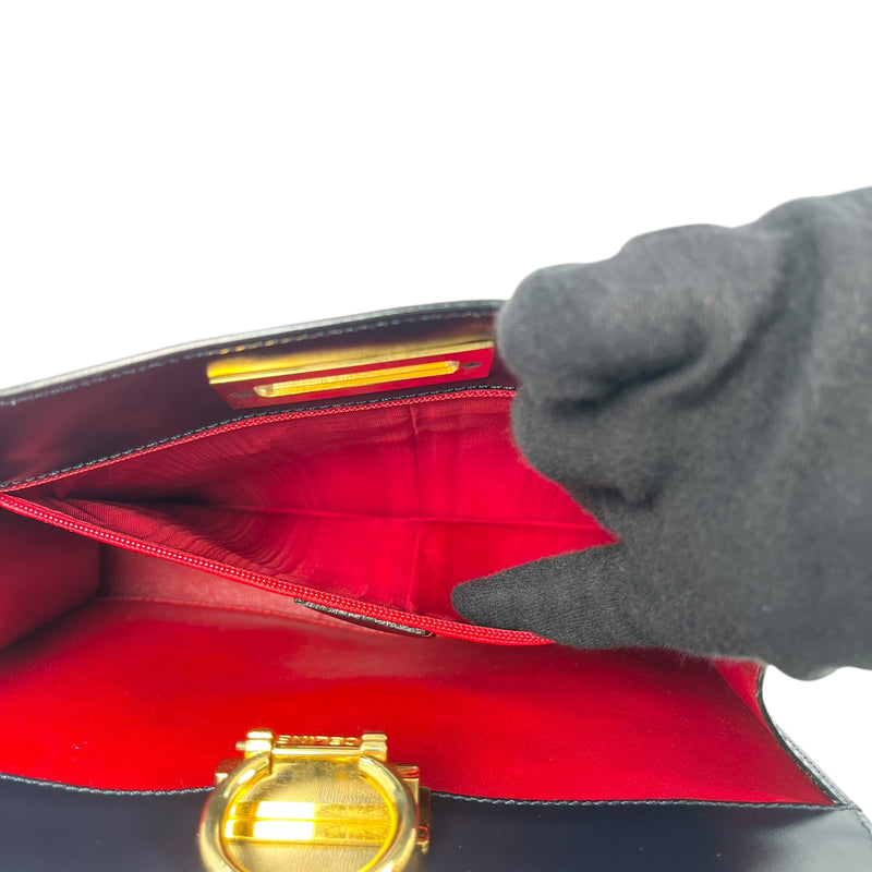 CELINE Double Face Handbag - Navy 