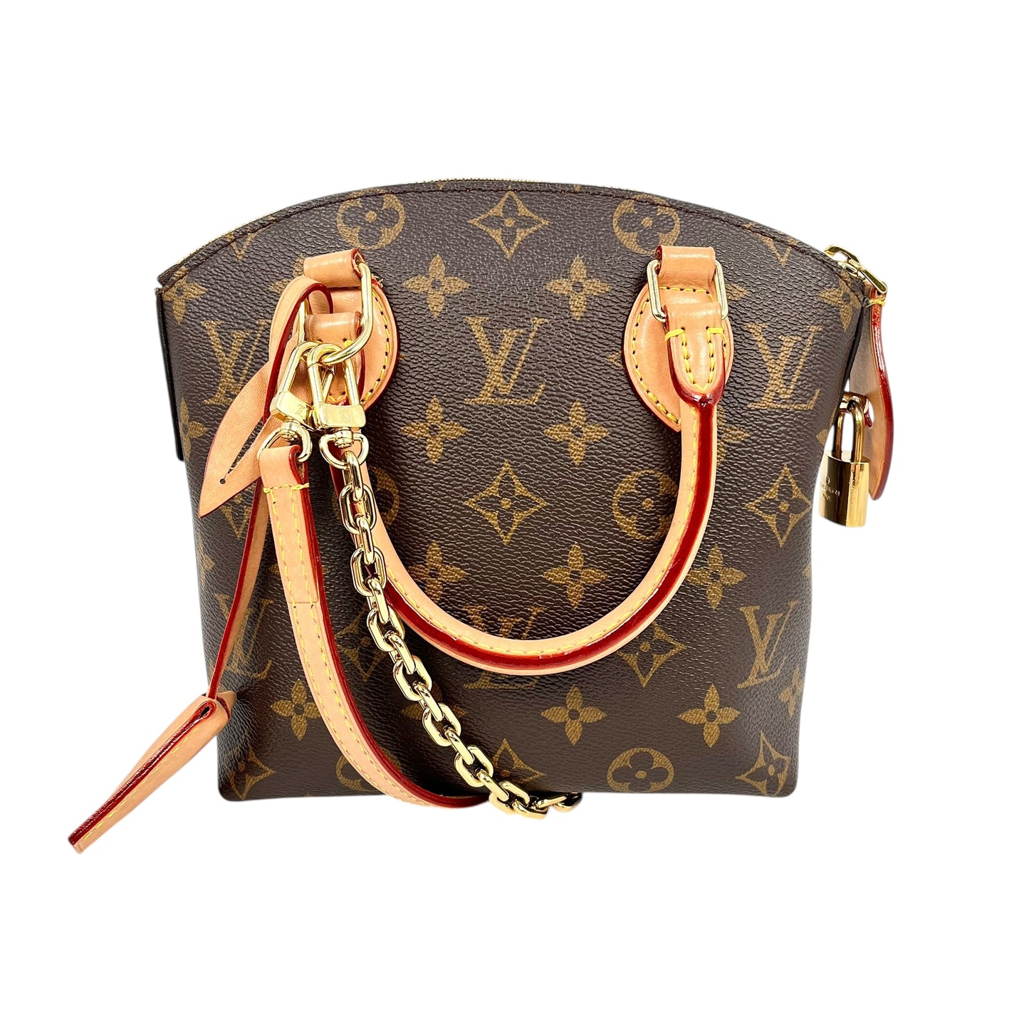 Louis Vuitton Monogram Canvas Lockit BB Handbag/Shoulder Bag - Brown 