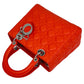 Dior Lady Dior Handbag Shoulder Bag - Orange 