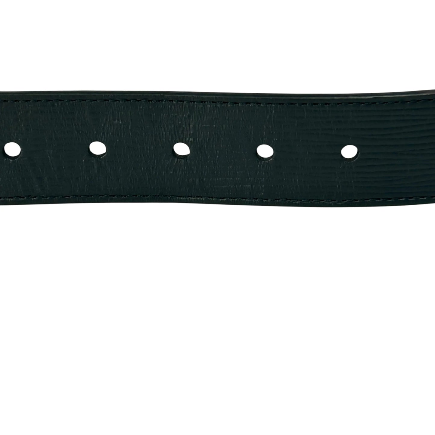 Louis Vuitton エピ レザー サントゥル スレンダー ベルト - ブラック