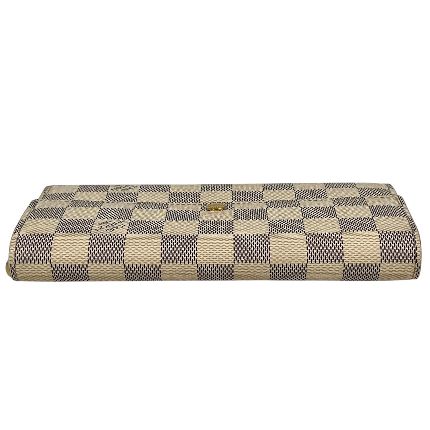 Louis Vuitton Damier Azur Portefeuille Sarah Long Wallet - White 