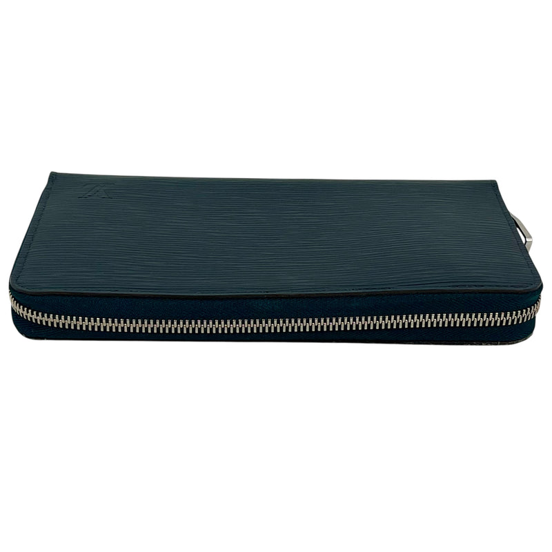 Louis Vuitton Epi Zippy Organizer Long Wallet - Blue Black 