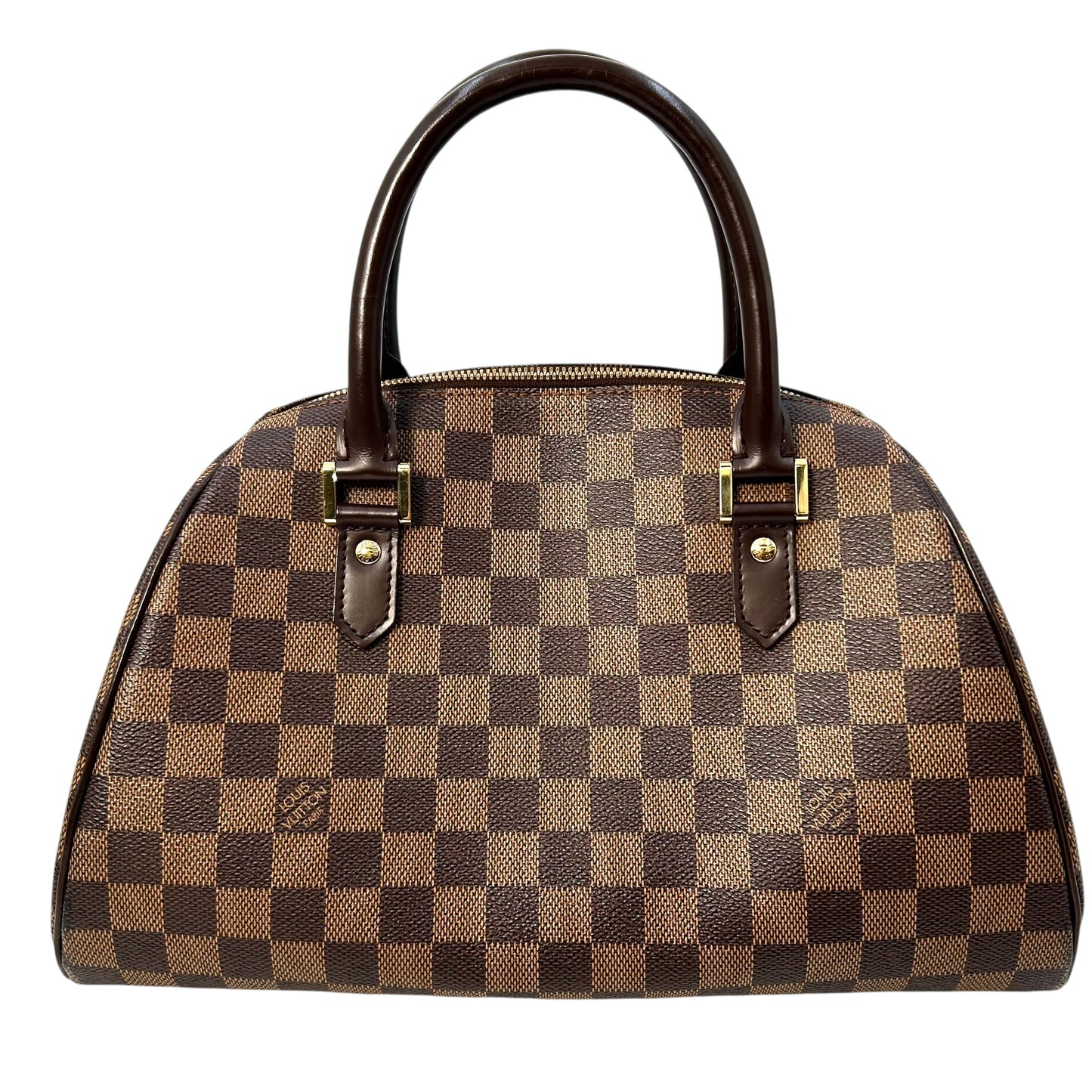 Louis Vuitton Damier Rivera MM Handbag - Dark Brown 