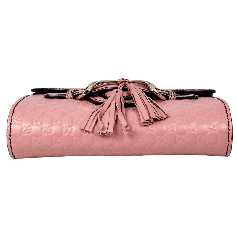 GUCCI Emily Mini Chain Shoulder Bag - Pink 