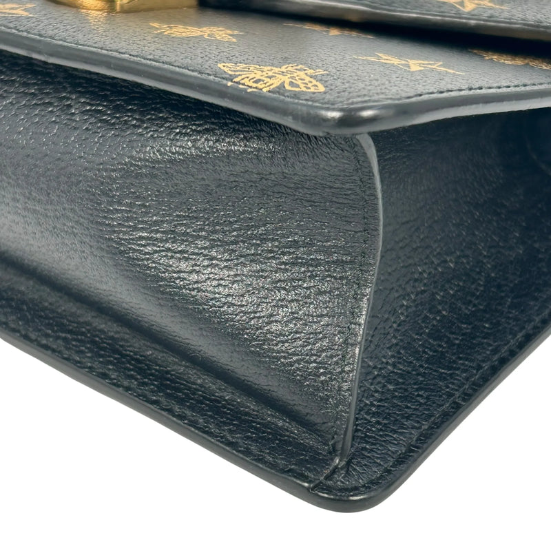 GUCCI シルヴィ ウェブライン ハンドバッグ ショルダーバッグ - ブラック