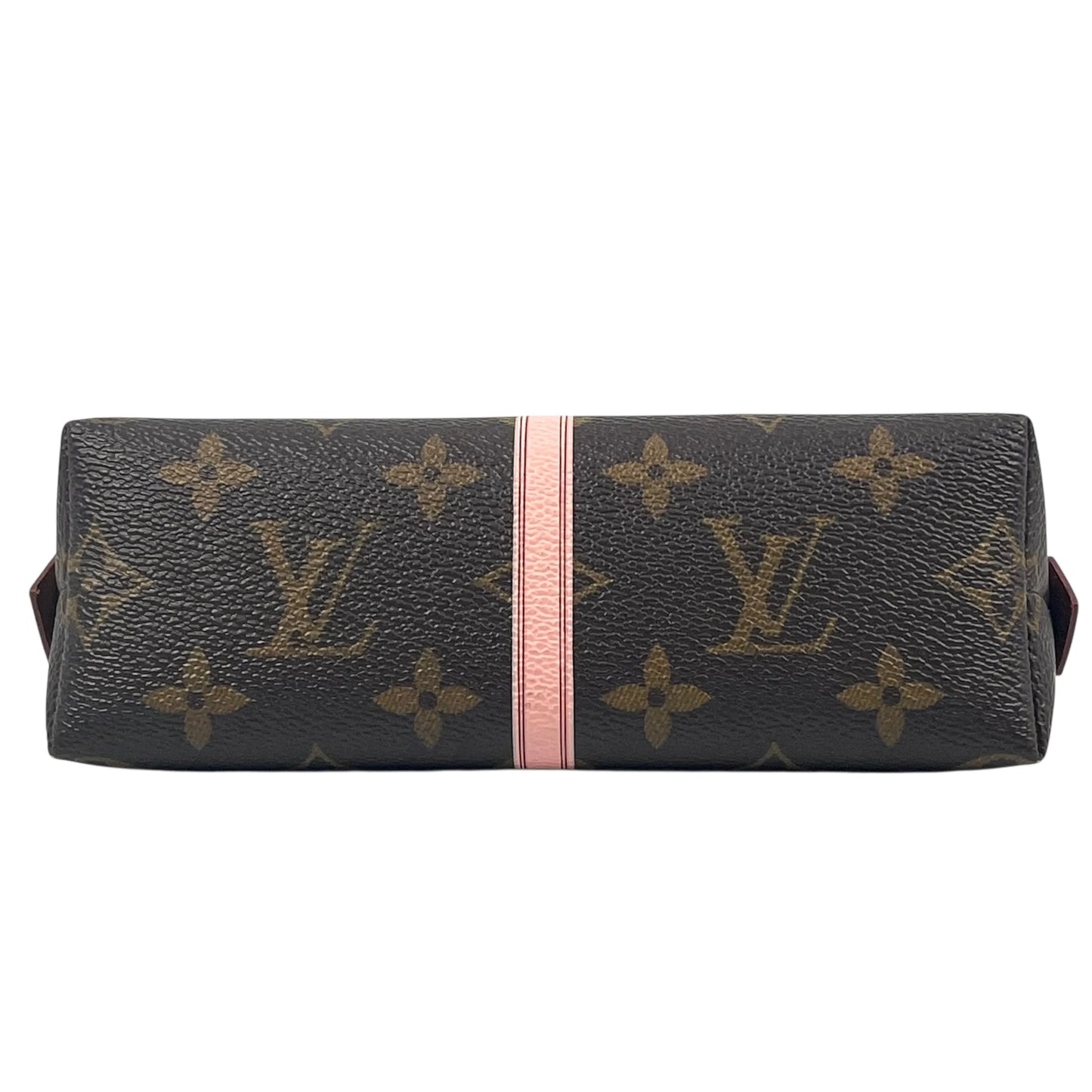 Louis Vuitton Monogram Canvas Pochette Cosmetic Summer Trunk Collection Pouch - Brown 
