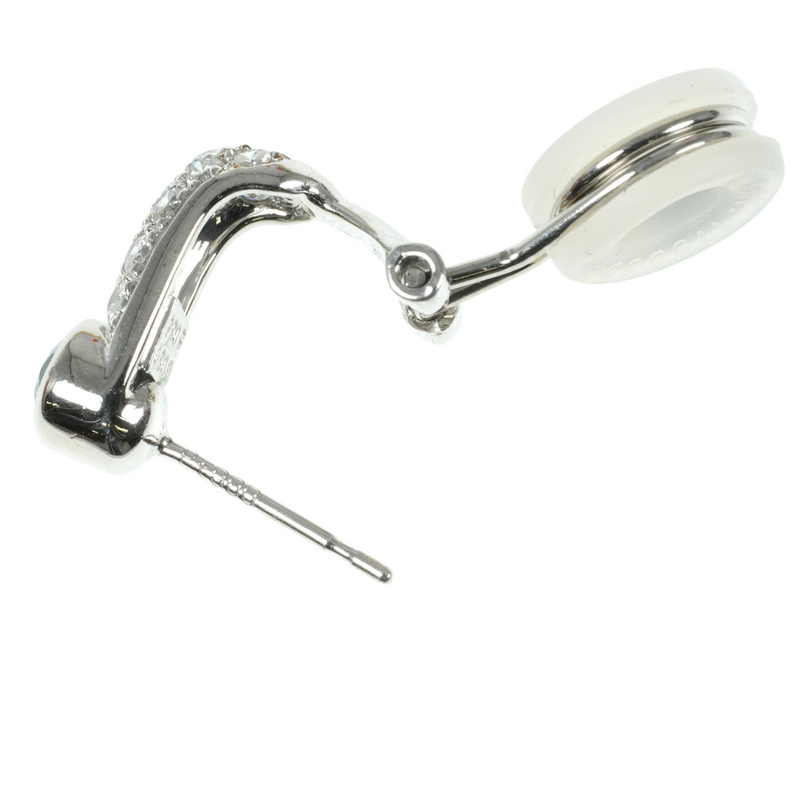 Sapphire Platinum Earrings Jewelry - Pt900 