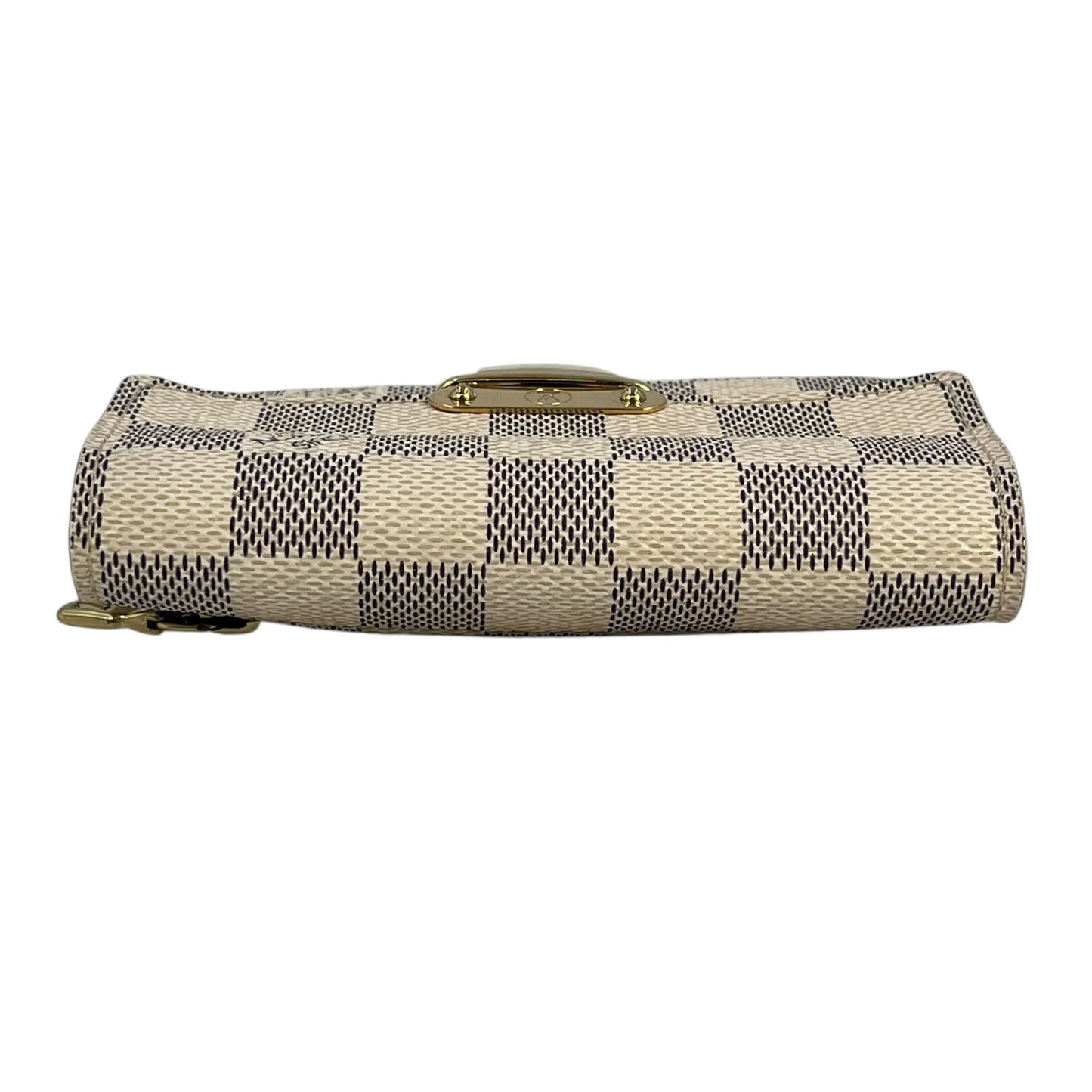 Louis Vuitton Damier Azur Portefeuille Koala Compact Wallet - White 