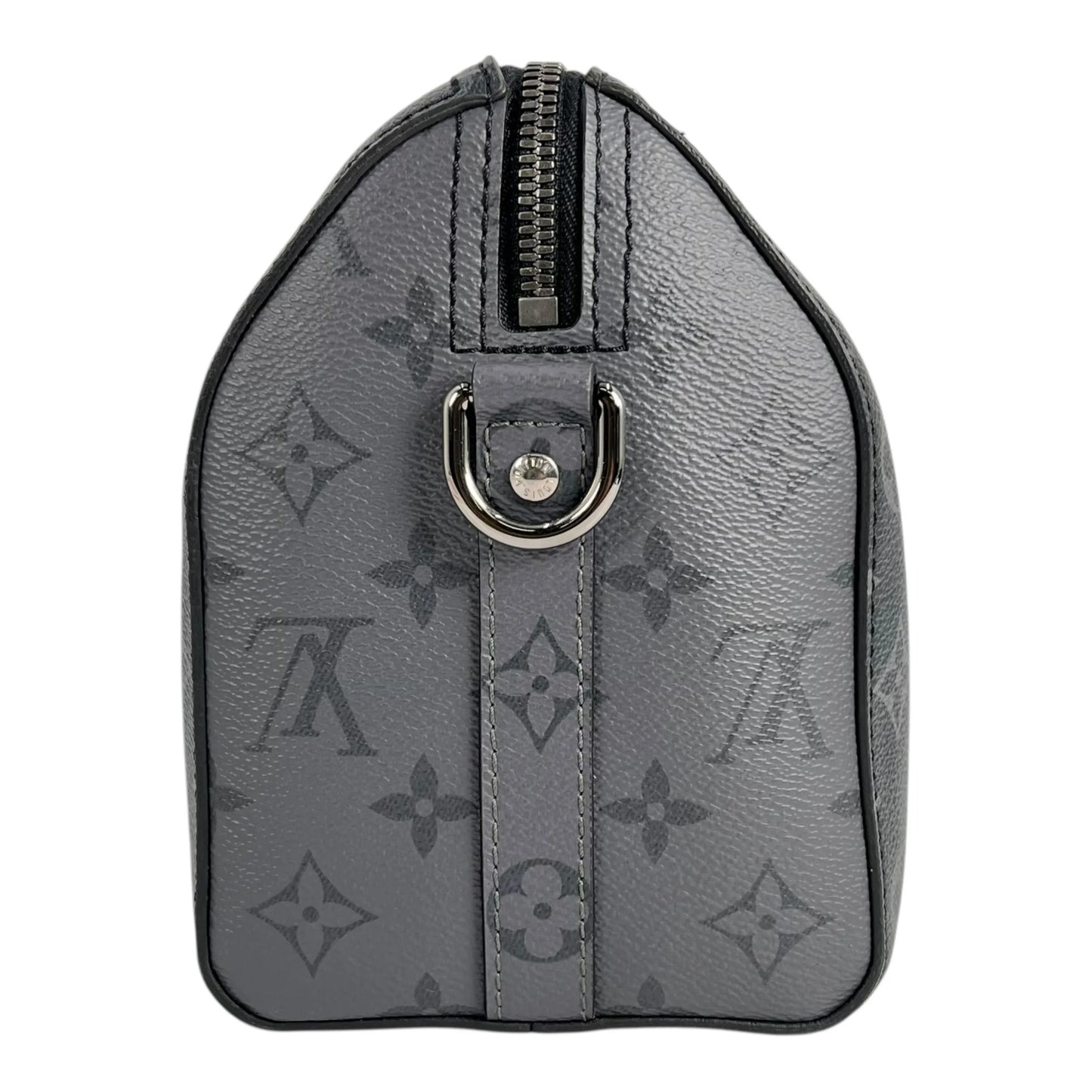 Louis Vuitton Monogram Eclipse City Keepall Bandouliere Shoulder Bag - Black and Grey 