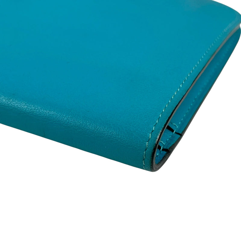 Hermes Dogon GM Bifold Long Wallet - Blue 