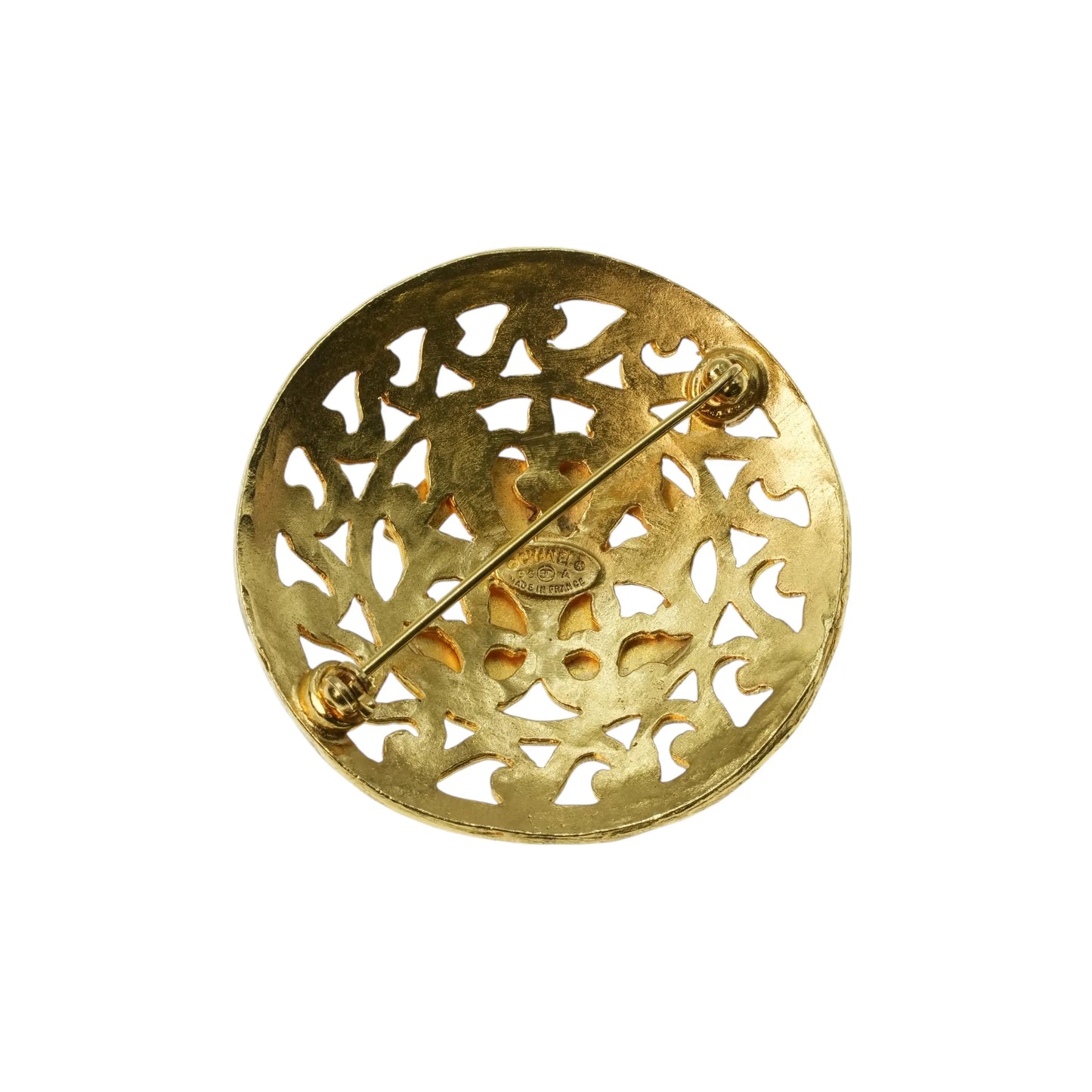 CHANEL CCロゴ ラウンド ブローチ アクセサリー 95A - メタル - 32571