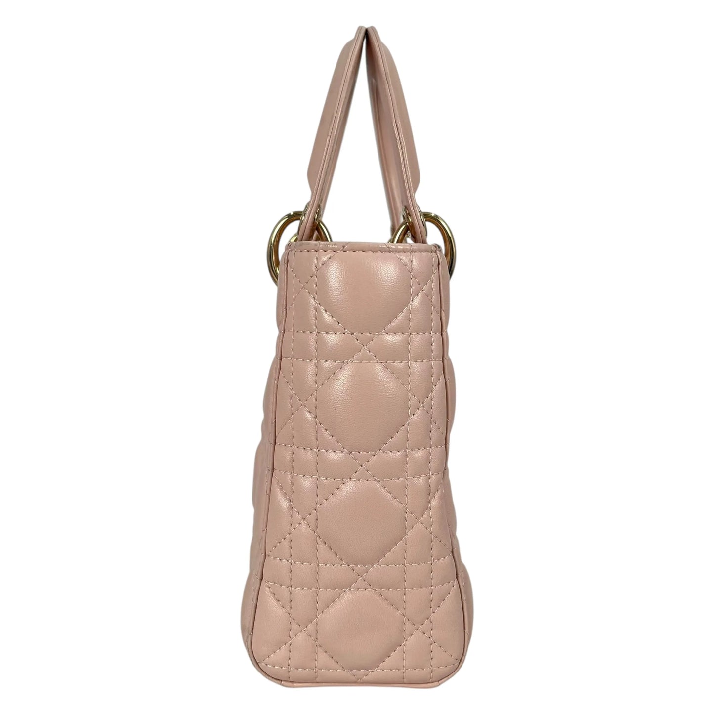 Dior Small Lady Dior My ABC Dior Leather Handbag - Pink 