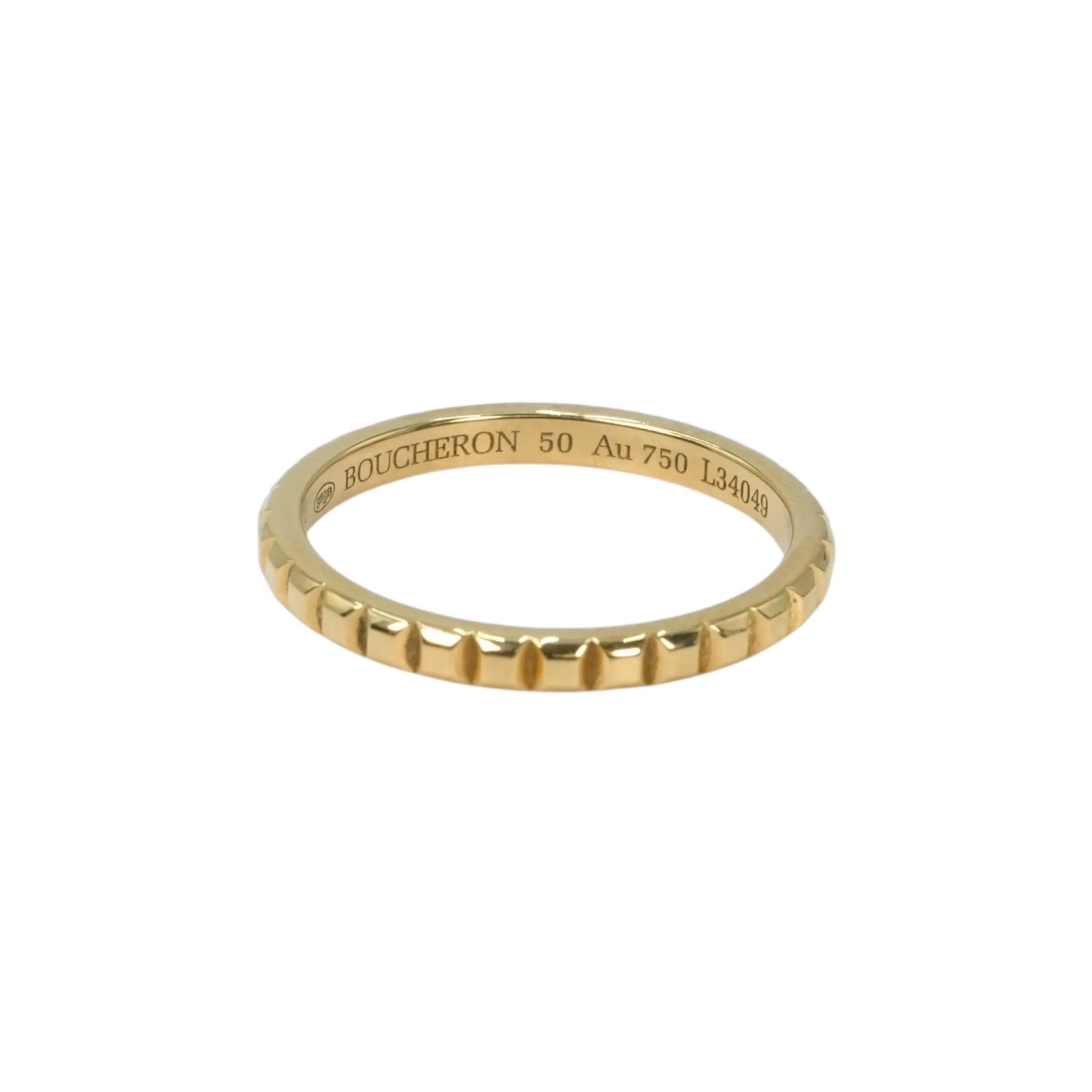 BOUCHERON Clou de Paris Ring Jewelry - 18KYG 
