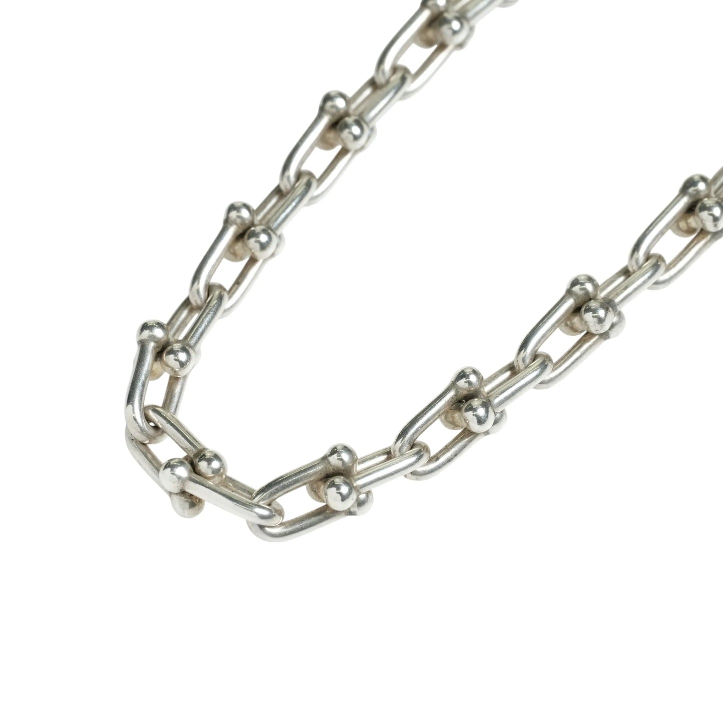 販売　Tiffany & Co ハードウェア マイクロ リンク ネックレス - SV925