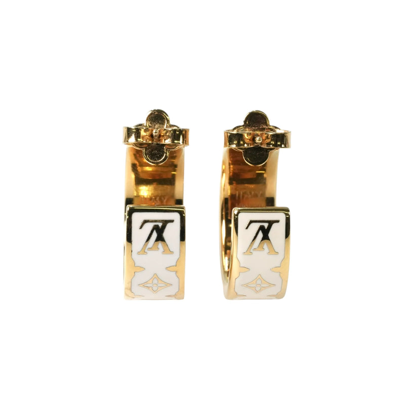 Louis Vuitton Nanogram Earrings - Enamel 