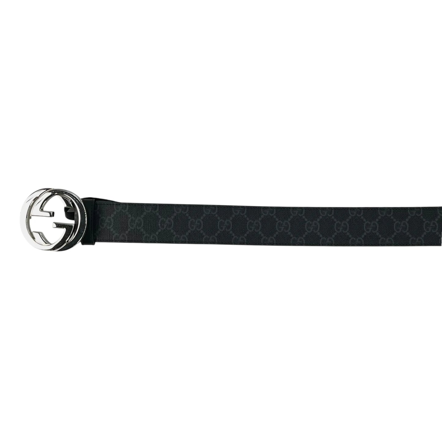 GUCCI Interrocking G Belt - Black - 34214 